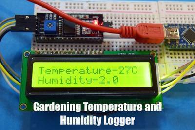 Gardening Temperature and Humidity Logger