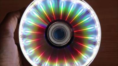 How to Make LED Illusion Mirror Using CD at Home