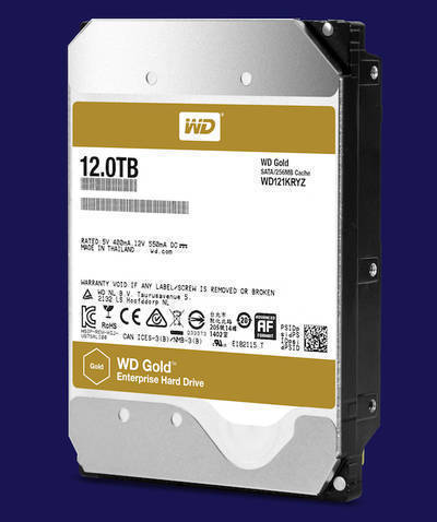 Western Digital Ships 12TB WD Gold Hard Drives To Meet Growing Capacity Requirements Of Big Data Applications