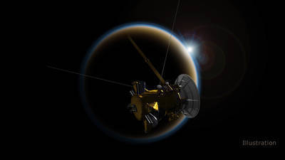 Cassini Makes its 'Goodbye Kiss' Flyby of Titan