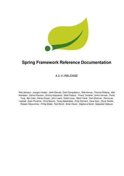 Spring Framework Reference Documentation