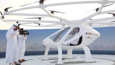 Dubai tests drone taxi service