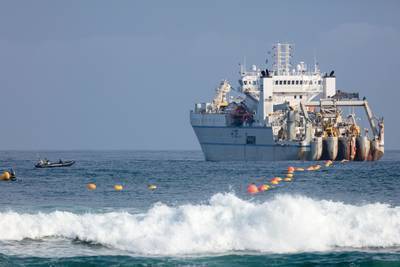 Celebrating the completion of the most advanced subsea cable across the Atlantic