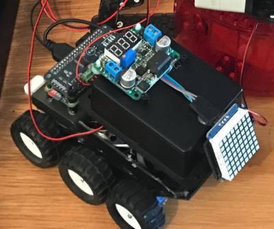 6WD PiZero W Robot With Darkwater 640 Motor Controller