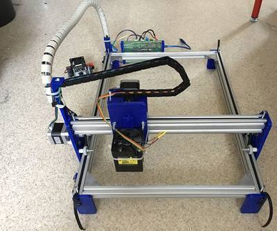DIY 3D Printed Laser Engraver With Approx. 38x29cm Engraving Area