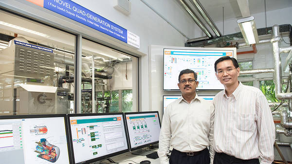 NUS researchers develop 4-in-1 smart utilities plant custom-made for tropical climate