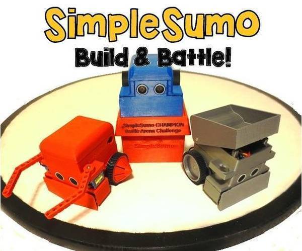 SimpleSumo- Educational Fighting Robots!