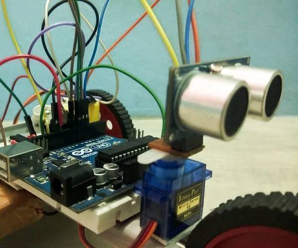 Arduino Based Autonomous Bot Using Ultrasonic Sensor