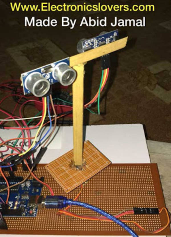 Made a Radar Station by Using Arduino