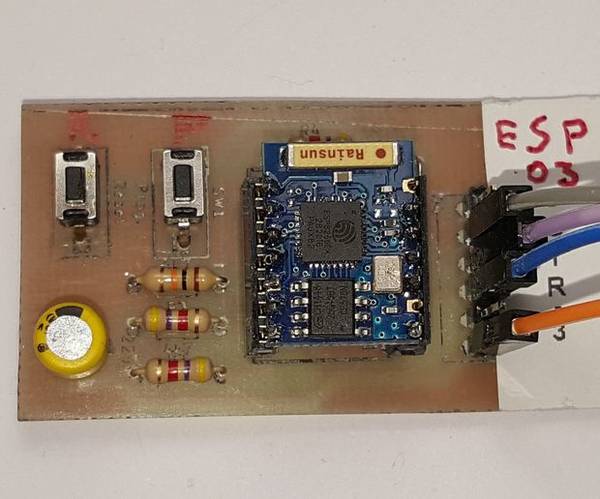 How to Build a Socket for ESP03 WiFi8266