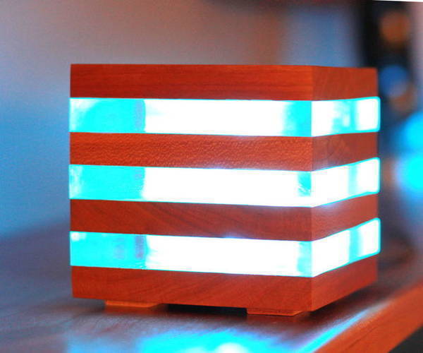 LED Acrylic & Wood Cube Lights