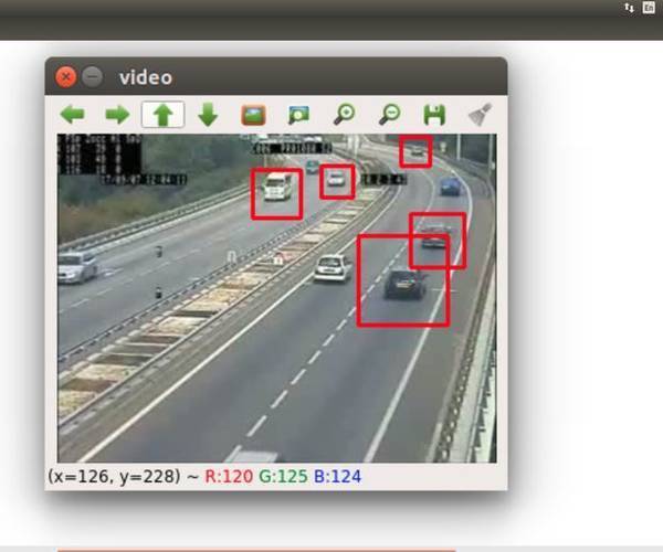 Traffic Counting System Based on OpenCV and Python