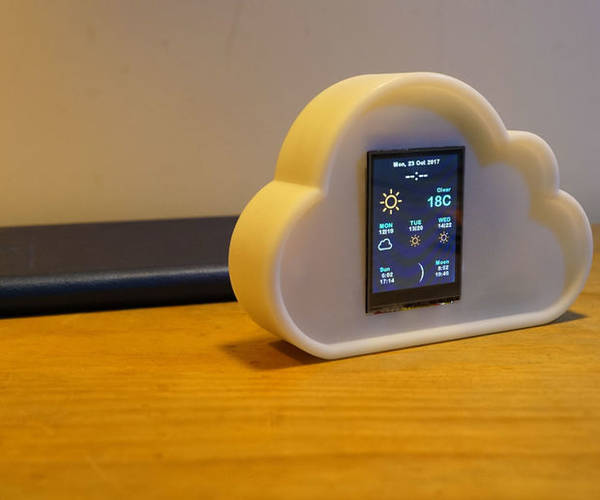 Desktop Weather Station With WIFI