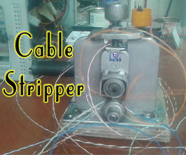 DIY Cable Stripper Machine for Recycling Copper Wires.