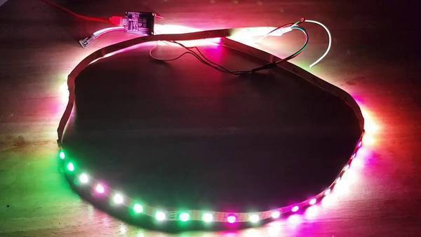 Soundlights with ESP8266 and NeoPixel Strip