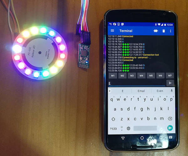 Use Bluetooth 4.0 HC-08 Module to Control Addressable LEDs - an Arduino Uno Tutorial