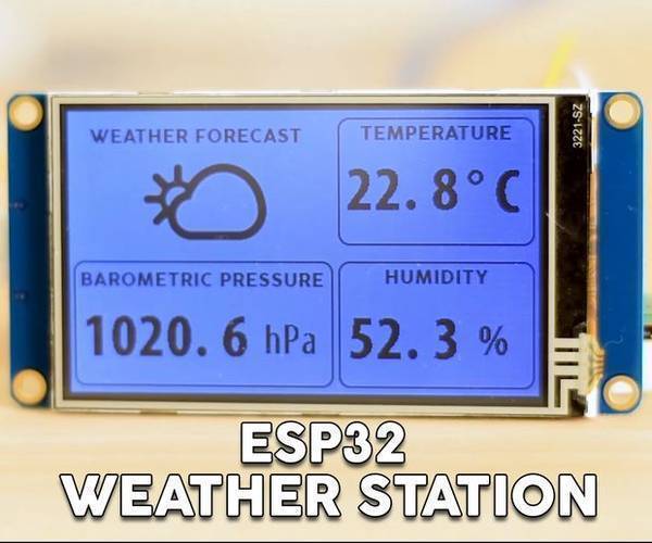 ESP32 WiFi Weather Station With a BME280 Sensor