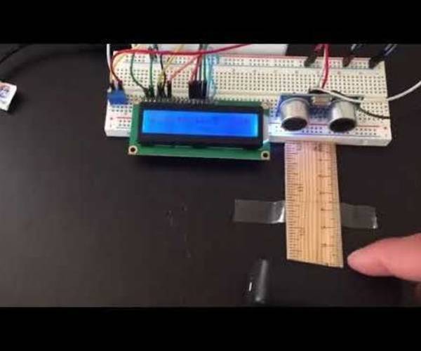 How to Make an Ultrasonic Range Finder Using an LCD and Arduino