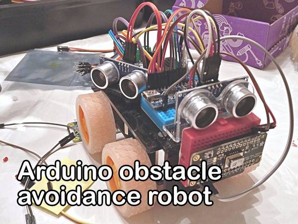 Arduino Obstacle Avoidance Robot with Ultrasonic HC-SR04