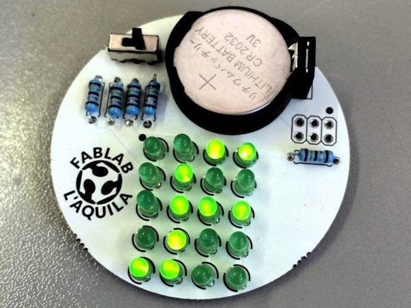LED Matrix Display Badge