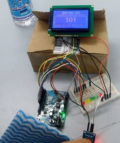 Breathalyzer in Arduino