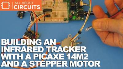 Building an Infrared Tracker with a PICAXE 14M2 and a Stepper Motor