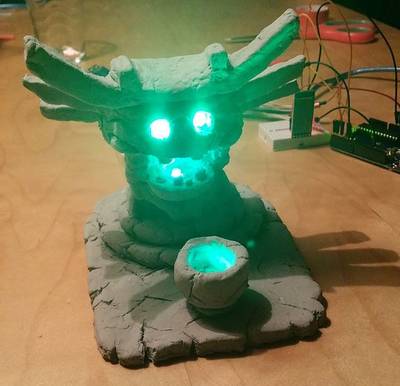 Ori and the Blind Forest: Shrouded Lantern with RBG LEDs and bluetooth control