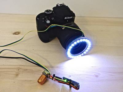 Build Your Own LED Photography Ring Light