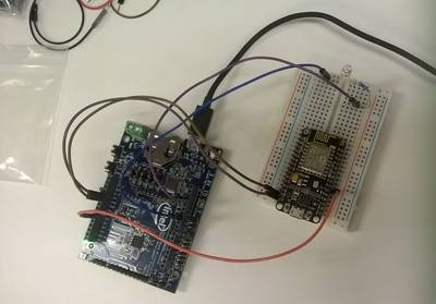 Controlling LED with NodeMCU ESP8266 and Quark D2000 board