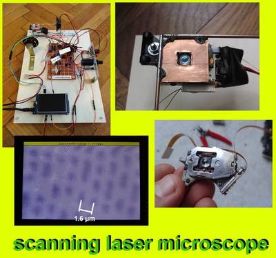 scanning laser microscope with Arduino
