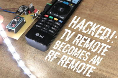 TV Remote Becomes an RF Remote || NRF24L01+ Tutorial