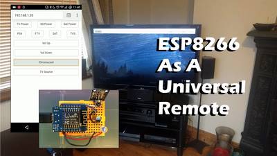 Using An ESP8266 As A WiFi Enabled Universal Remote