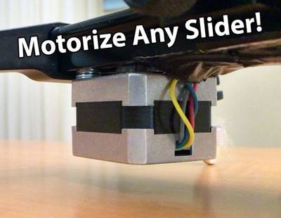 Make an Arduino controlled Motorized Camera Slider!