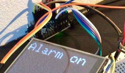Wireless RFID home alarm system using an arduino