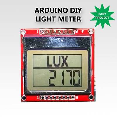 Arduino DIY Light Meter With BH1750 Sensor