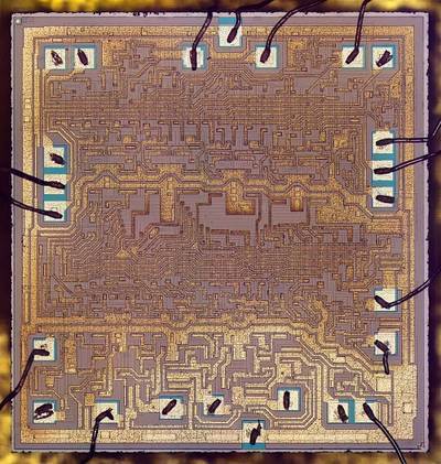 Inside the vintage 74181 ALU chip: how it works and why it's so strange