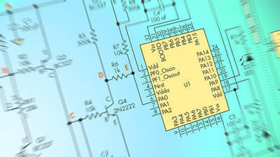 Microcontroller Battery Monitor Circuit Needs Only One Pin