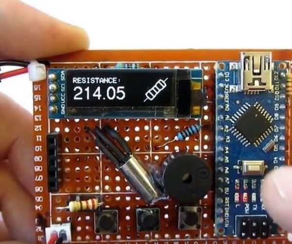 Arduino Multimeter and Components Tester