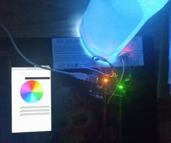 RGB Lamp Controlled Using Bluetooth