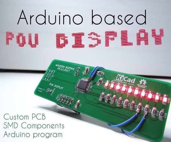 Simple Arduino Based POV Display
