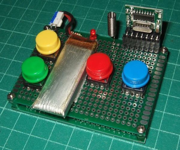 4-CH DIY 433 Mhz Module Transmitter {No Coding}