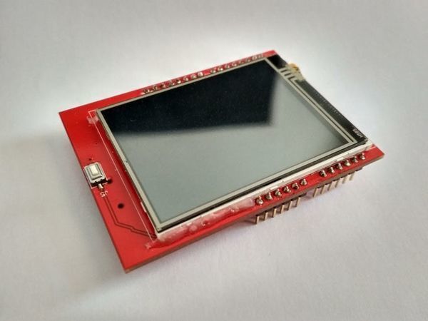 Arduino UNO + 2.4 TFT LCD Display Shield Touch Panel ILI9341