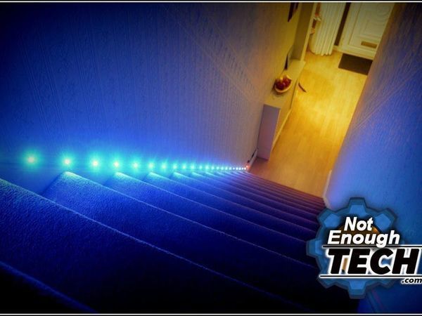 Automated Staircase RGB LED Lights