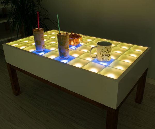 DIY Interactive LED Coffee Table