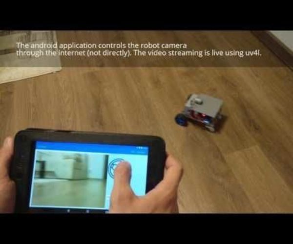 Android Controlled Robot Spy Camera