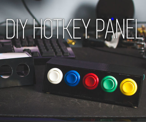 Arduino Hot-Key Button Panel