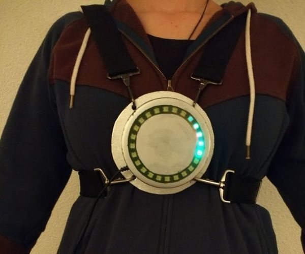 Arduino - Rotating Led On Movement - Wearable Item (Inspired By Chronal Accelerator Tracer Overwatch)