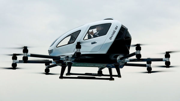 Watch Ehang's drone carrying passengers in new flight video