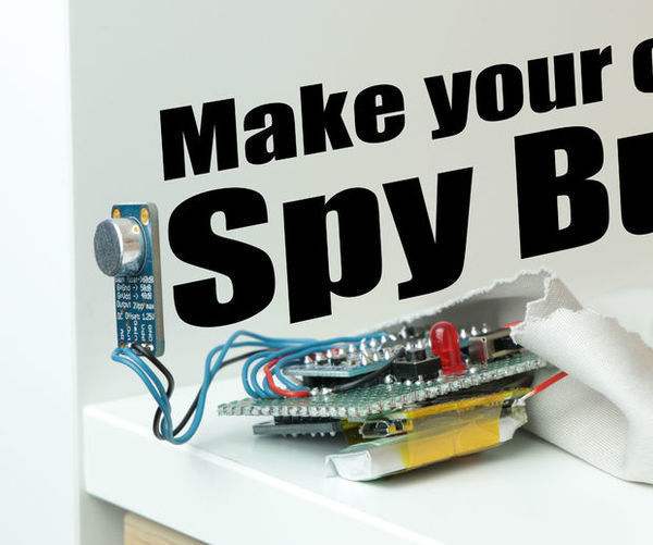 Make Your Own Spy Bug (Arduino Voice Recorder)
