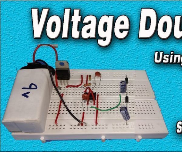 Voltage Doubler Circuit | Using 555 Timer | Diy | How To Make | Increase Voltage 2X